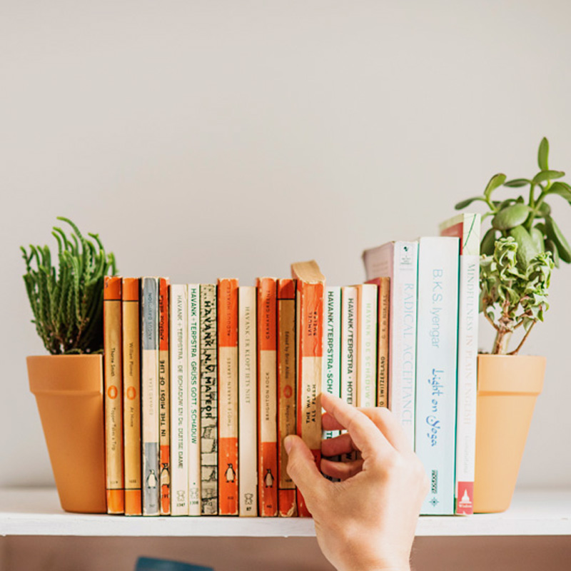 DIY Sujeta libros