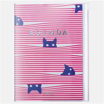 Agenda Filofax A5 Garden 2025 - Semainier Avec Fermeture Élastique, Autocollants Et Règle - Couverture Rigide Motifs